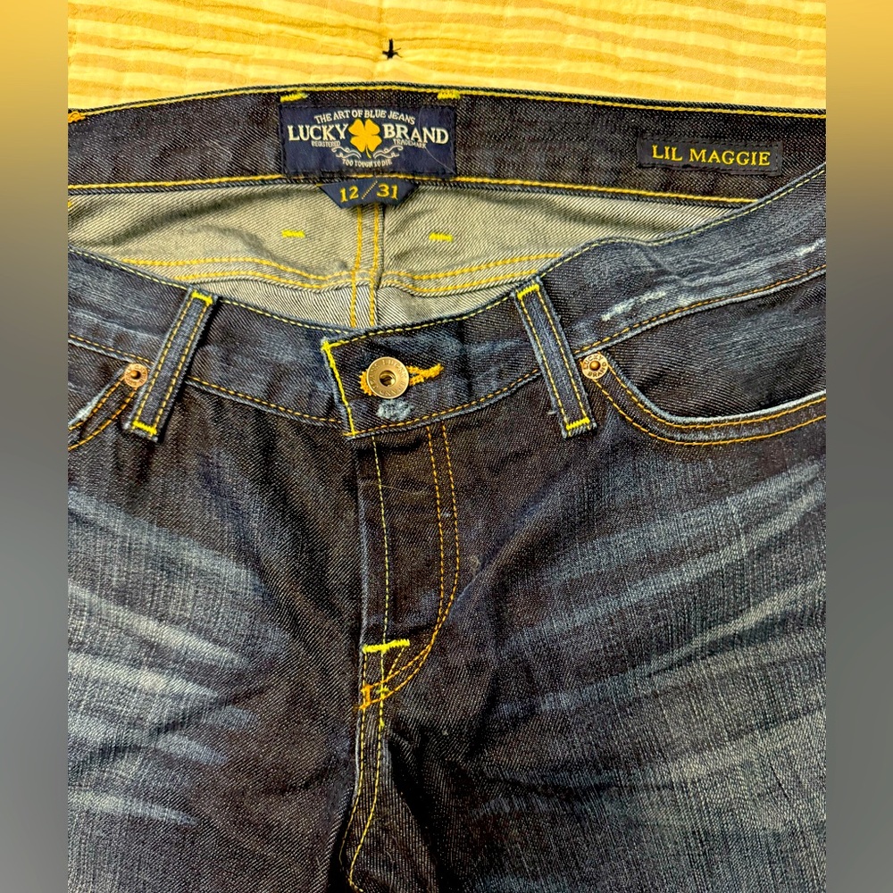 Circa 2011 Lucky Brand Little Maggie Low Rise Jeans